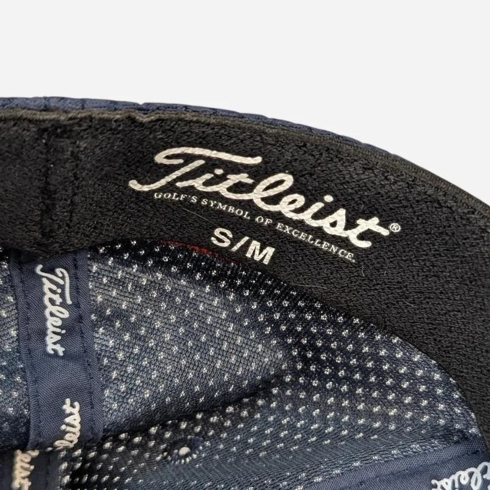 Titleist Tour Performance Pro V1 FJ Golf Hat Navy Mesh S/M TH25ATP